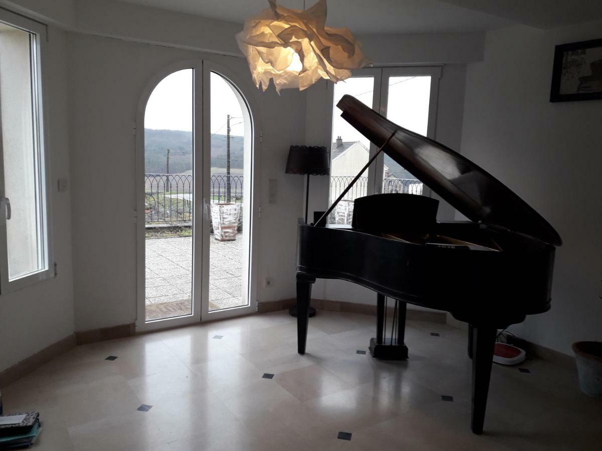 Floressens En Champagne Terrasse Privative Sur Le Vignoble Vila Fleury-la-Riviere Exterior foto